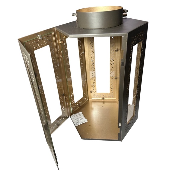 Yankee Candle 1614613 Bronze Lantern Renaissance Large Jar Candle Holder - Picture 2 of 2